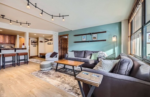 Copper Mountain Village Condo | Remodeled unit & mountain view in the ♥ of Central Village, walk to the lifts!