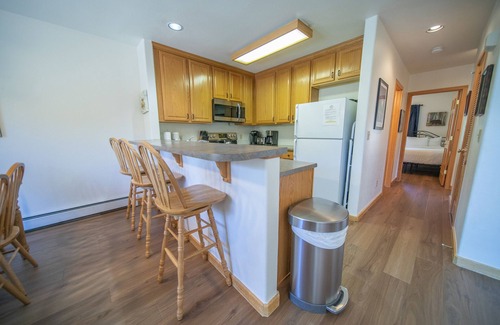 Mountain House House | Renovated condo with private laundry