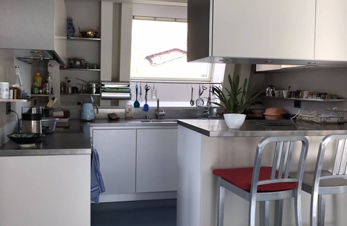 Chateau-d'Oex Apartment | Rentals by Laura - Apartment with fireplace and mountain view
