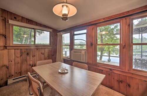 Lake Luzerne House | Riverfront Escape with Dock 19 Mi to Saratoga!