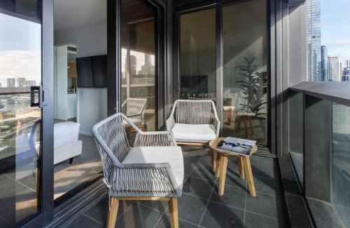 Southbank Apartment | 'Riverside Lustre' Chic Resort-Style Escape by Crown
