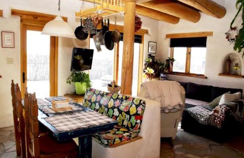 Arroyo Seco House | Romantic Getaway with Private Hot Tub and Mountain Views near Taos, New Mexico