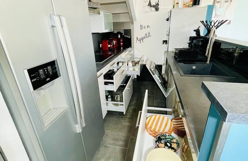 Cavaliere Apartment | ROOFTOP STYLE MAZET SEA VIEW: 50m from beaches and town center, all comforts