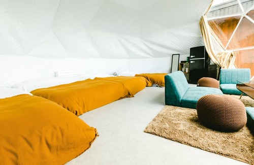 Yufuin Onsen Cabin | Room dome tent with hot spring1 night and 2 me/Yufu Ōita