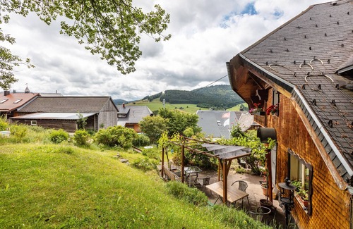 Bernau Apartment | Room 'Doppelzimmer 1' with Mountain View, Shared Terrace and Wi-Fi