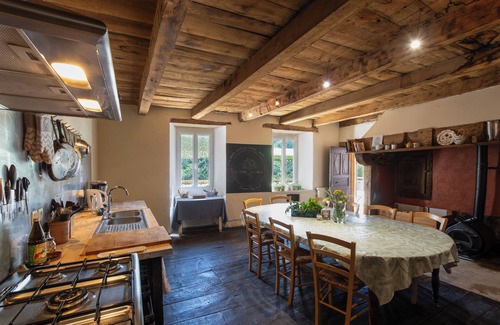 Valgorge Apartment | Room 'La Ferme De Chalas - Coucoulude' with Shared Pool, Shared Terrace and Wi-Fi