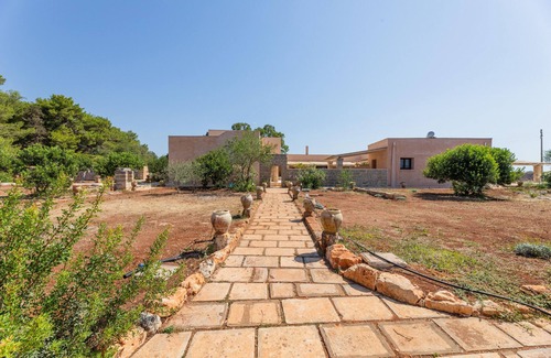 Presicce Apartment | Room 'Serena - 3' with Private Terrace, Wi-Fi and Air Conditioning