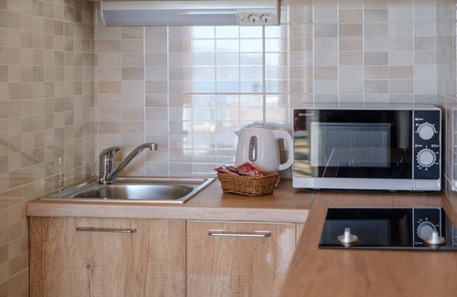 Brela Apartment | Rooms Sani - Double Room with Terrace and Sea View (S1)