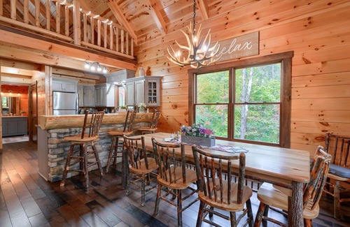 Logan Cabin | Rose's Retreat at Trickle Creek Log Cabins