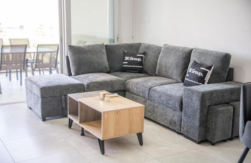 Aradippou Apartment | Rotiana 3Bed Apt with Roof Garden and BBQ