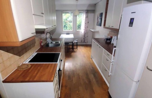 Rauma House | Row House with relaxing terrace in the garden