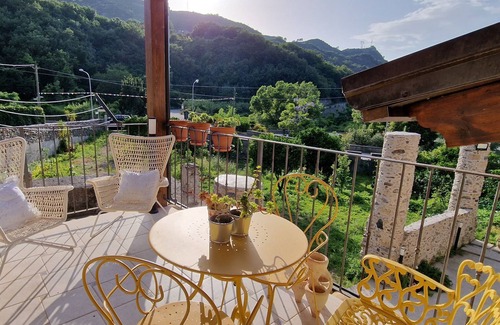 Rometta House | Rural house with large garden and vegetable garden in the mountains