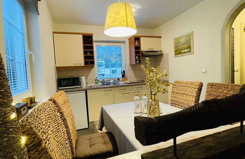 Podcetrtek Apartment | Rustic and Radiant Retreat Apartments With Terrace