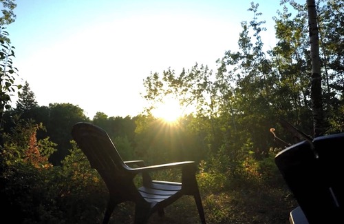 Sherwood Park Cabin | Rustic Cabin with glamour. Private, mature trees & close to provincial park