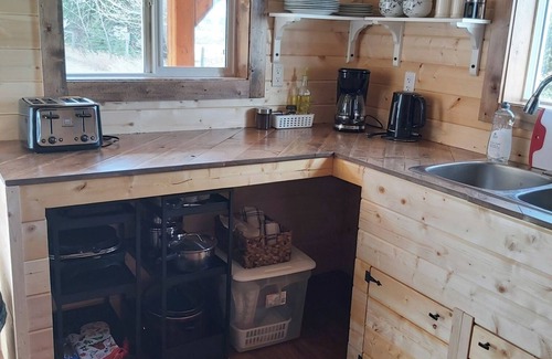 Division No. 8 Cabin | Rustic Loft Cabin Experience on Acreage between Sylvan Lake and Gull Lake