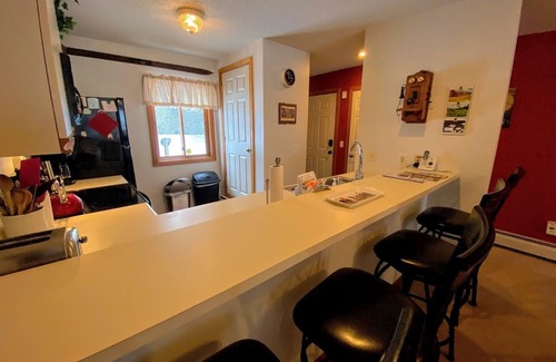 Bretton Woods Condo | S4 Ski Slope Views! Bretton Woods condo with easy access to Mt Washington, Skiing, Dog Friendly!