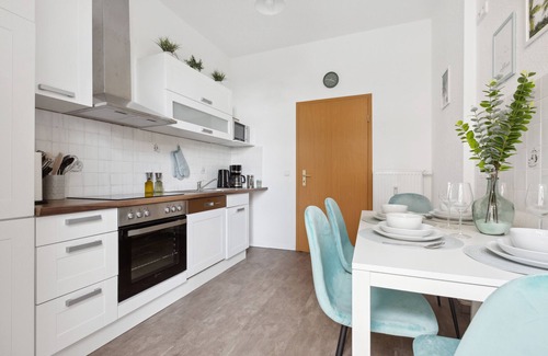 Sudenburg Apartment | Sagegarden - Terrasse - Waschtrockner