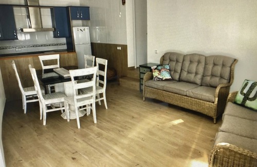 San Jose House | San José, quiet and large terrace at 100m beach