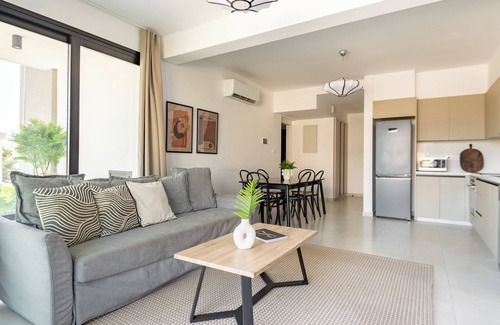 Agios Athanasios Apartment | Sanders Only - Adorable 2-Bdr Apt with Balcony