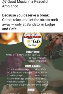 Puerto Galera Apartment | Sandstorm Lodge and Cafe