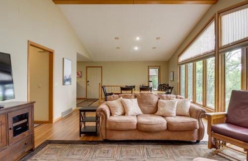 Alexandria House | Sandy Beach Family Getaway with Fire Pit and Deck!