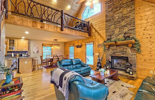 Hiawassee Cabin | Santa Marta Summit By Chatuge Home Concierge Mountainview, firepit, ping-pong table, card table & gas grill.