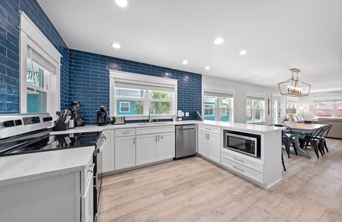 Kiska Beach House | Scenic Stays coastal 3-bedroom home just steps from the beach with a pool!