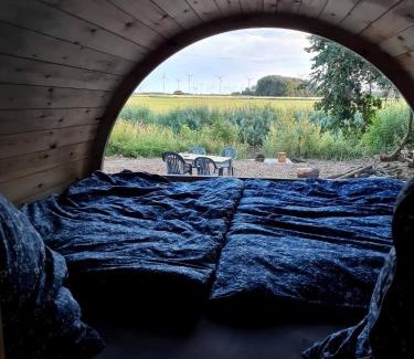 Holtgast Cabin | Schlaffässer in der Natur