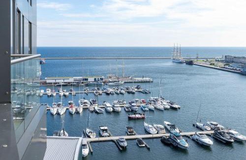 Srodmiescie Apartment | Sea Towers Apartament z Widokiem na Morze, 3 Sypialnie i 2 Balkony by Noclegi Renters
