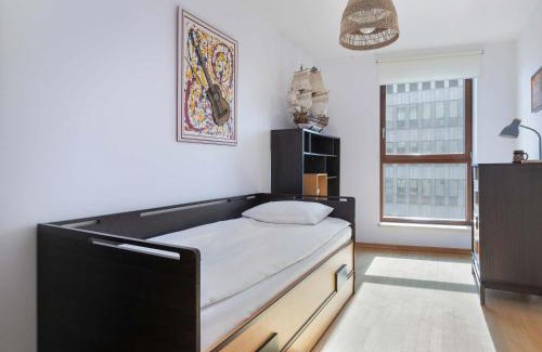 Srodmiescie Apartment | Sea Towers Apartament z Widokiem na Morze, 3 Sypialnie i 2 Balkony by Noclegi Renters