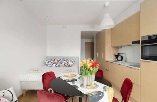Espoo Apartment | Sea View design Studio near metro Espoo