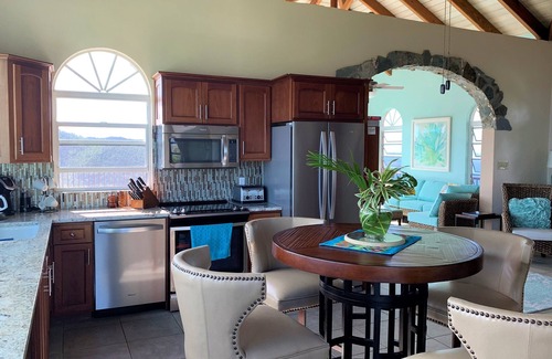 Maho Bay Quarter Villa | SEAclusion : Panoramic Ocean Views Sunset & Sunrise - On top Ajax Peak