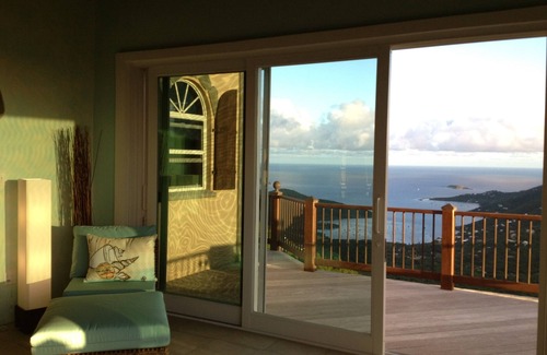 Maho Bay Quarter Villa | SEAclusion : Panoramic Ocean Views Sunset & Sunrise - On top Ajax Peak