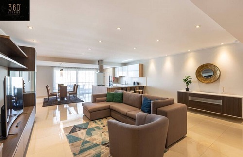 Pieta Apartment | Seafront, designer APT with Private Terrace + WIFI