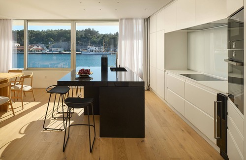 Milna (Brac) Villa | Seaside villa with panoramic harbor view with stunning sunsets.