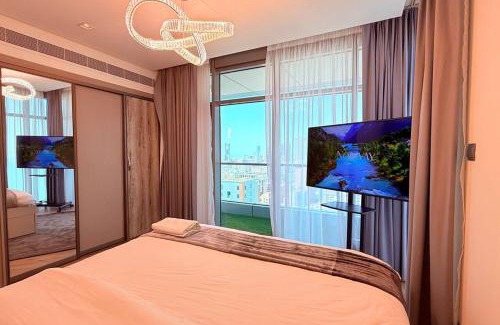 Al Hoora Apartment | Seaview White 1Br Balcony
