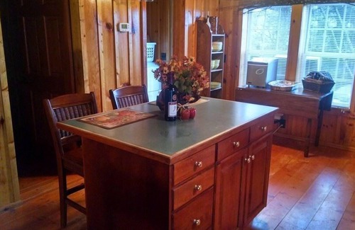 Lansing Cabin | Secluded and Private Cabin with Amazing Views. Hot tub and WiFi.