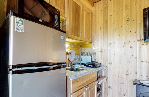 Thornton Cabin | Secluded cabin with WiFi, kitchenette, pool, tennis & firepit