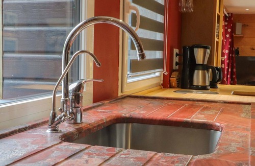La Lande-de-Goult Cottage | Secluded Retreat with Private Pool, Nordic Spa & Mountain Decor