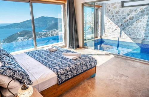 Demre House | Sedir ev with outside pool & heating indoor pool