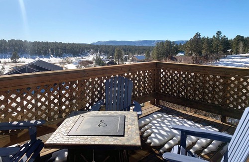 Pagosa Springs House | See Fall's Changing Colors! Sierra Vista: Stunning Views, Gas Firepit, Near Shops and Hot Springs!