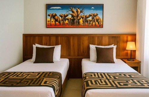 Michamvi Hotel | Serene Garden View Room | Peaceful Escape with Pools, Spa & Private Beach Access