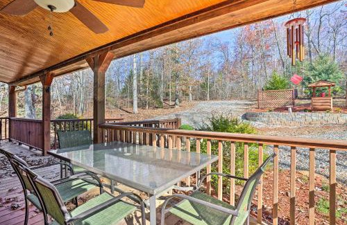 Mineral Bluff House | Serenity Cabin with Furnished Deck