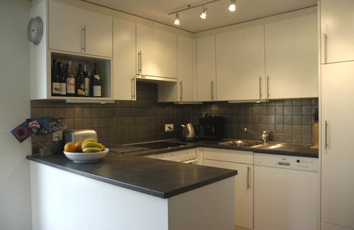 Chateau-d'Oex Apartment | Shared Indoor Heated Pool and Sauna. Private Terrace