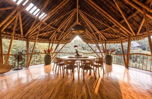 Abiansemal Villa | Sharma Springs 5 bds Luxurious Bamboo Mansion Pool