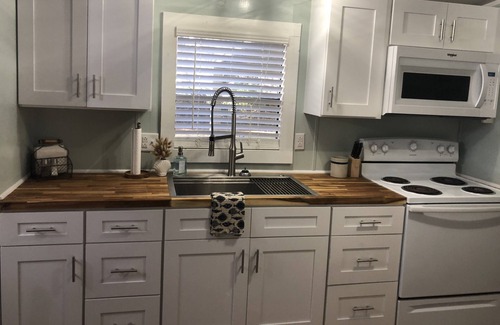 Shellman Bluff House | Shellman Bluff Village Home: Ideal location,3 bedrm,2 bath,lg porch,boat shed