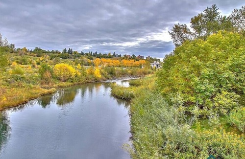 Bow Riverfront Condo | Side-by-Side 2BR Walkout Condo in Eau Claire with UG Parking