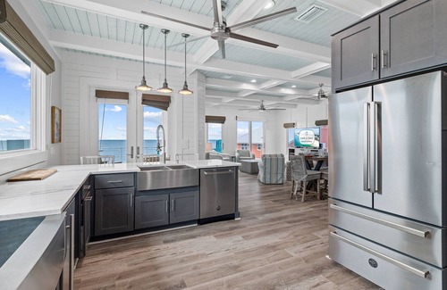 Cape San Blas House | Singing Waves: Beachfront on North Cape - Sleeps 11, Pets Allowed!