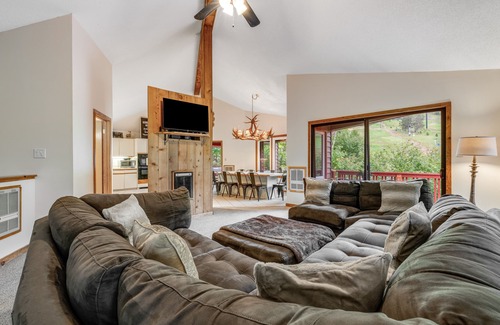 Beech Mountain House | Ski-in/out home with private hot tub, sauna, mtn/ski views, foosball, fireplace