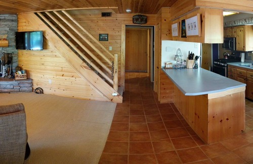 Hanna Cabin | Sleep over the river, and then wake up and fish it!